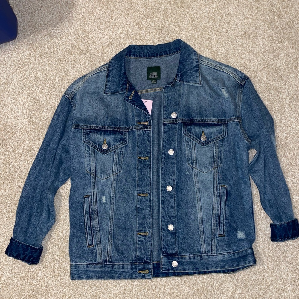 oversized denim jacket